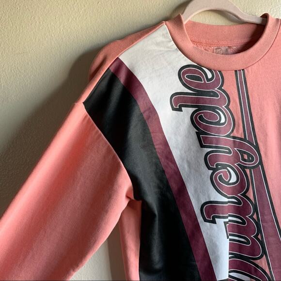 Soul Cycle P.E. Nation Peach Crewneck Sweatshirt Size XS - Picture 4 of 9